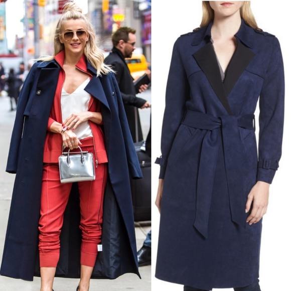 MODA ME COUTURE Jackets & Blazers - Blue Hues Trench Coat